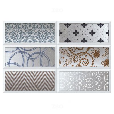 Sunhearrt Miledston Grey HL Glossy 450 mm x 300 mm Ceramic Wall Tile