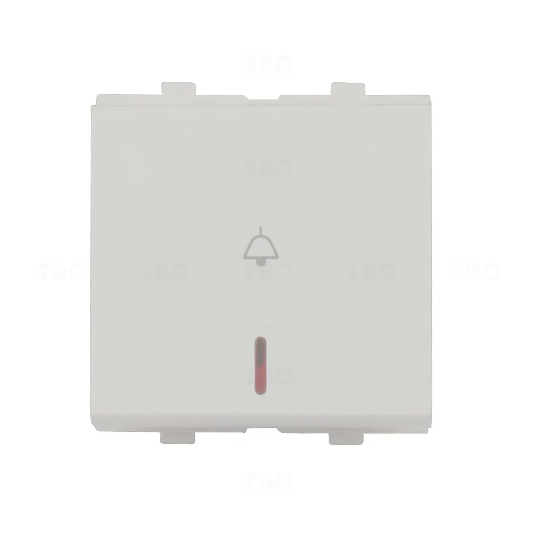 Anchor Penta Modular White Bell Push 6 A Modular Switch