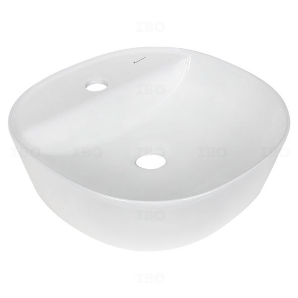 Parryware Squadra 405 x 405 x120 mm White Table Top Basin
