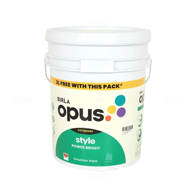 BIRLA opus PB 1 Style Power Bright Pastel 20 L Exterior Emulsion - Base