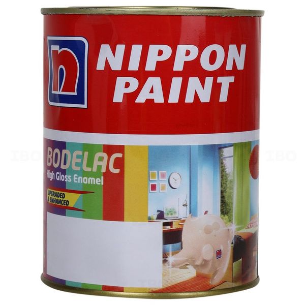 Nippon Bodelac 1 L Brill White Enamel-Color