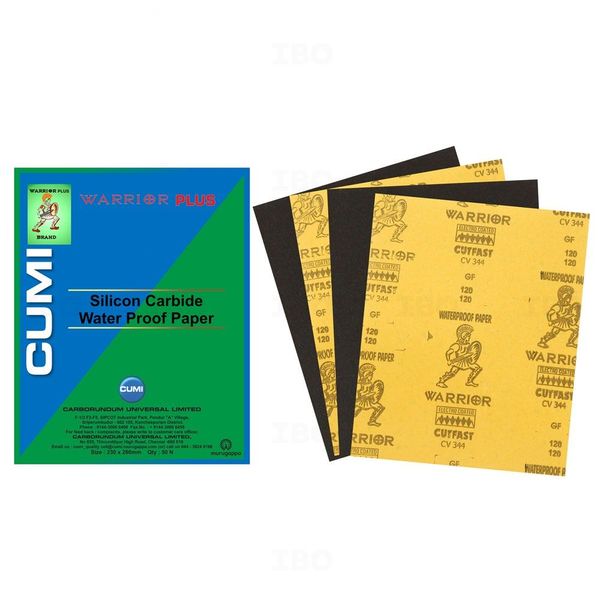 Cumi Warrior Plus CV571 230x280mm 220 Grit Wet & Dry Paper Sheet