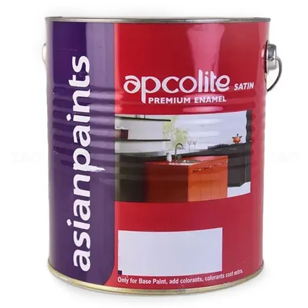 Asian Paints Apcolite Premium - Satin 4 L Black-N Enamel-Color Asian Paints Apcolite Premium - Satin 4 L Black-N Enamel-Color