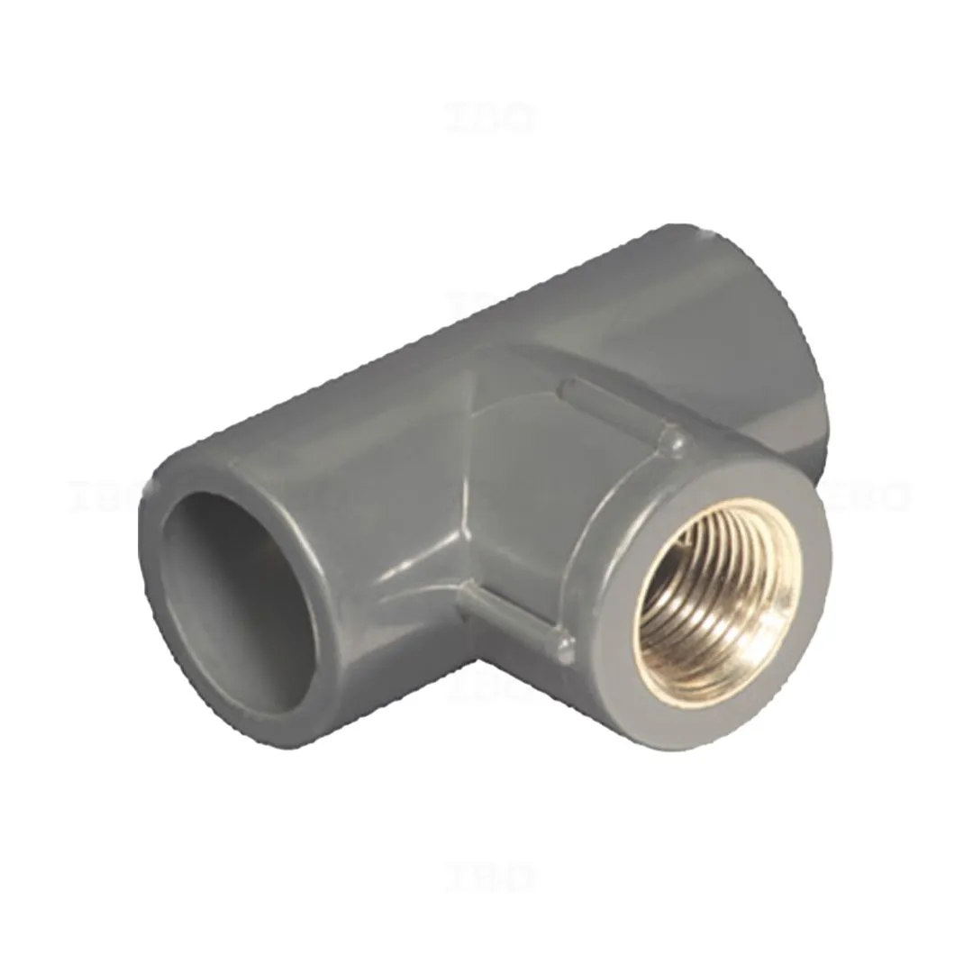 Supreme 3/4 x 1/2 in. (25 x 15 mm) 16 Kg/cm sq Reducer Female Threaded Tee (Brass) Agriculture Fitting Supreme 3/4 x 1/2 in. (25 x 15 mm) 16 Kg/cm sq Reducer Female Threaded Tee (Brass) Agriculture Fitting