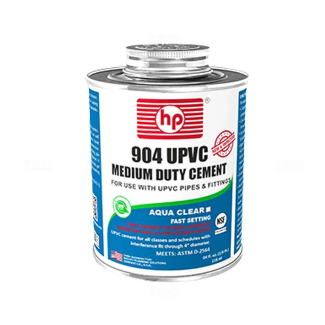 HP 904 UPVC CLEAR 59 ml Tin Solvent Cement HP 904 UPVC CLEAR 59 ml Tin Solvent Cement
