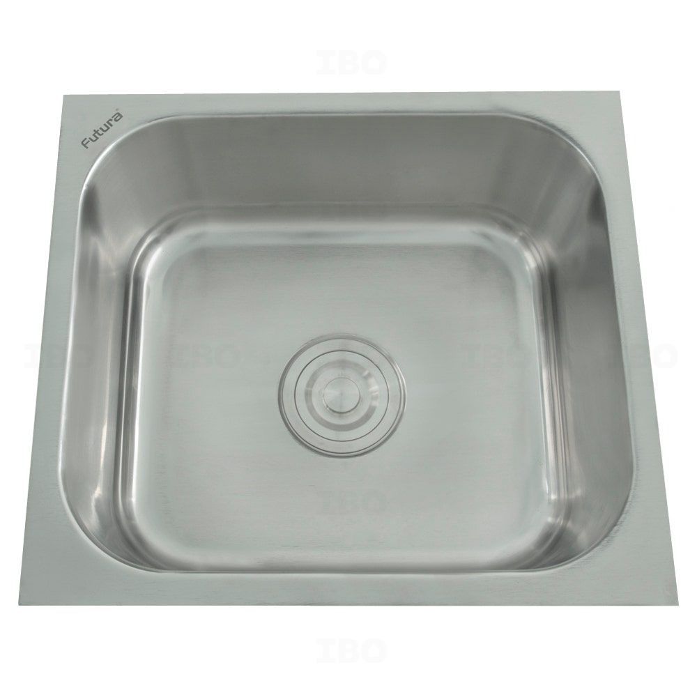 Futura Dura 18 in. x 16 in. Satin 304 Grade Stainless Steel Single Bowl Sink