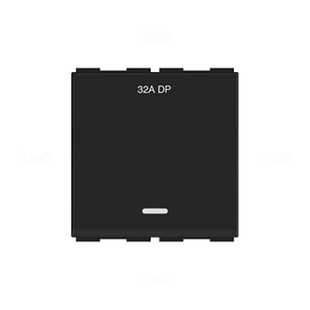 GM G-Nine Genia Graphite Magnesia 1 Way 32 A DP Modular Switch