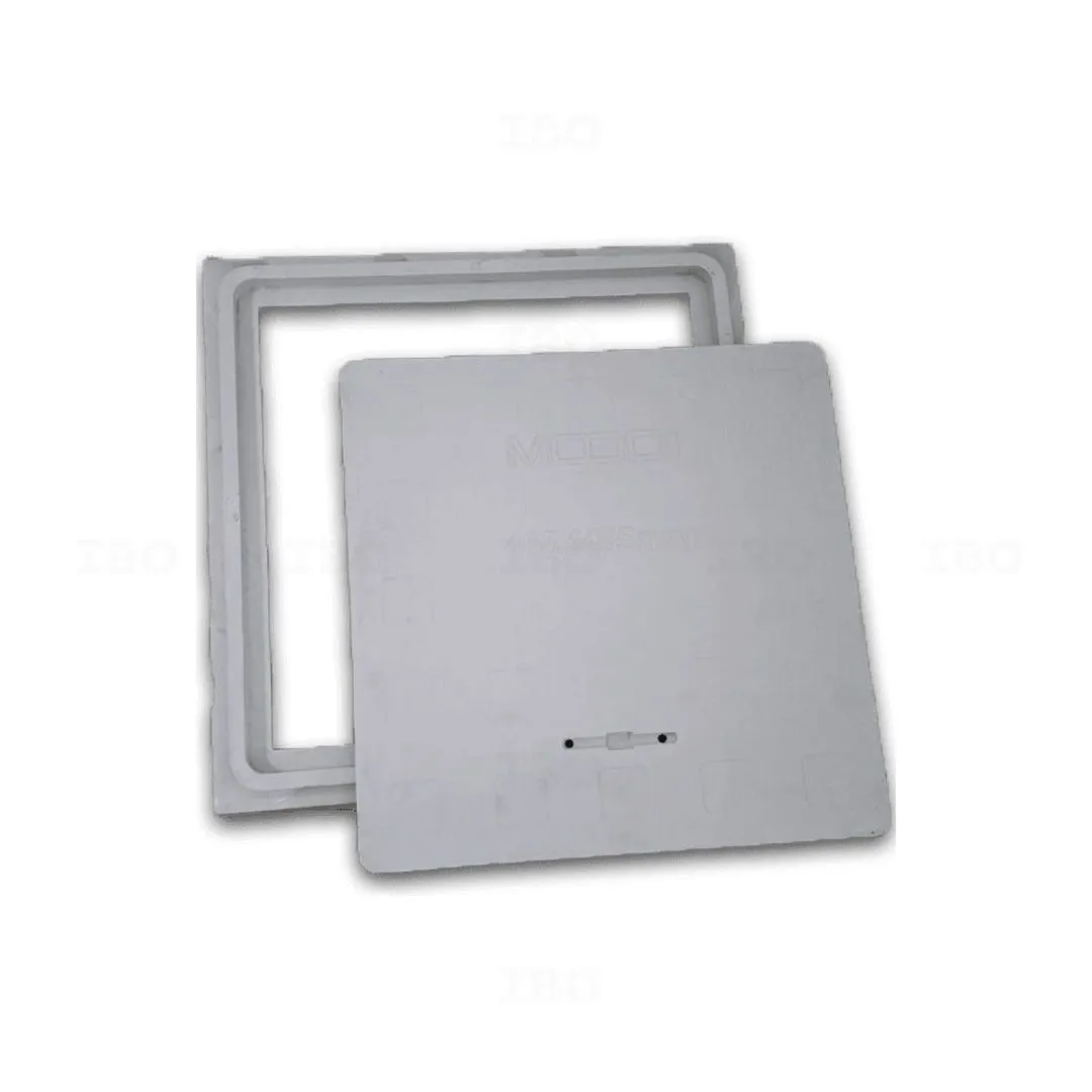Moodi SCM 465 x 465 mm 2 tons Off White man hole cover with frame