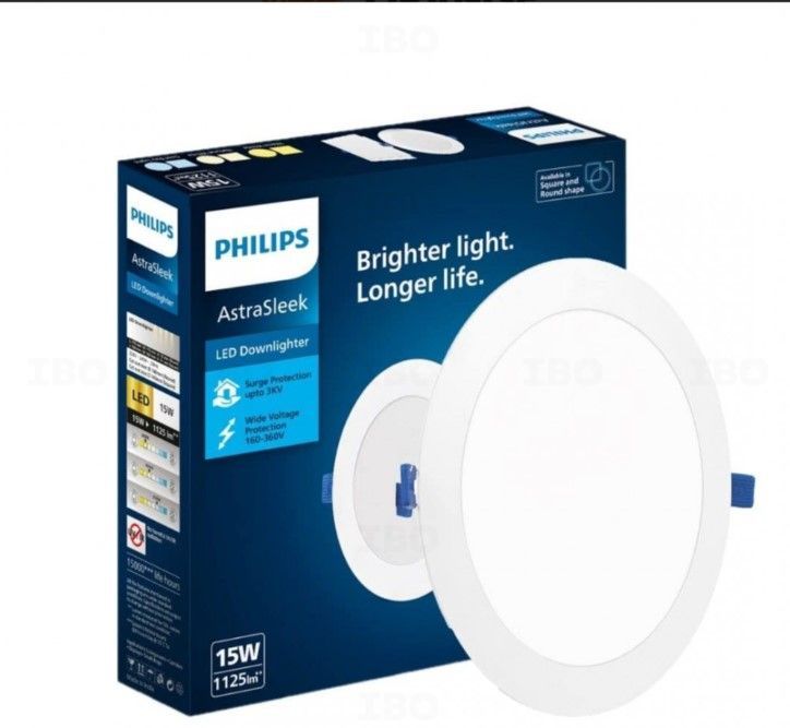 Philips 15W 6000K Round Astra Sleek Concealed LED Panel Light Philips 15W 6000K Round Astra Sleek Concealed LED Panel Light