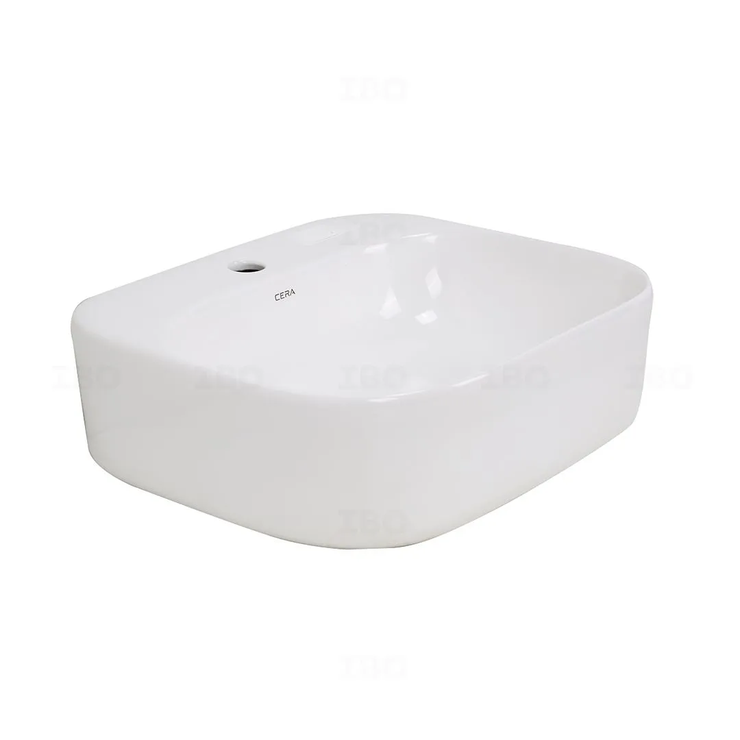 Cera S2020168 Chaser 460 x 400 x 140 mm Thin Rim Table Top Basin with Hole
