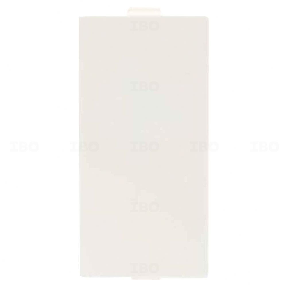 Indoasian Glint 1 Module White Blank Plate Cover
