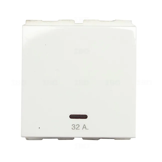 Lisha Special 7 Classic White 1 Way 32 A DP Modular Switch Lisha Special 7 Classic White 1 Way 32 A DP Modular Switch