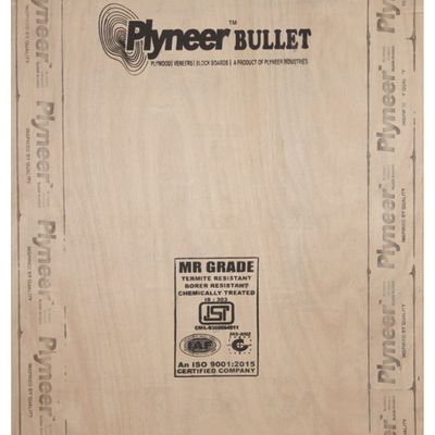 Plyneer Bullet 7 ft. x 4 ft. 12 mm MR Plywood