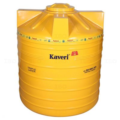 Kaveri 3 Layer Yellow 2000 L Overhead Tank Kaveri 3 Layer Yellow 2000 L Overhead Tank