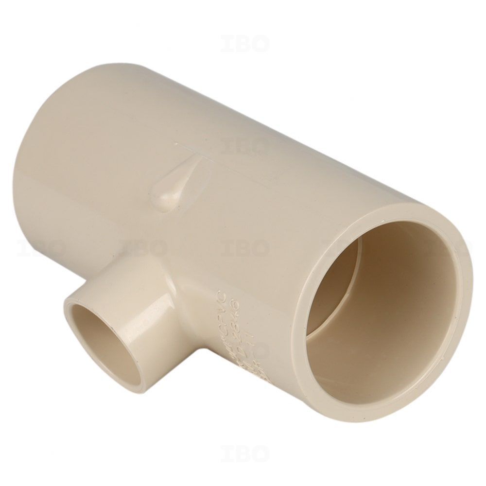 Ashirvad FlowGuard Plus 1½ x 1 in. (40 x 25 mm) CPVC Reducer Tee Ashirvad FlowGuard Plus 1½ x 1 in. (40 x 25 mm) CPVC Reducer Tee