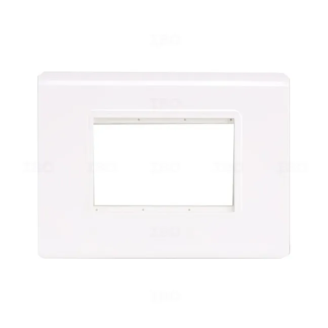 Legrand Allzy 3 Module Matte White Switch Board Plate