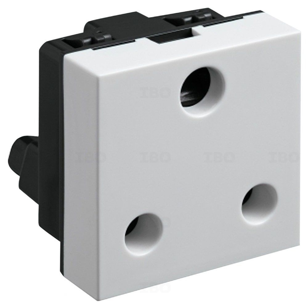 Legrand Myrius Regular White 3 pin 25 A 2 Module Socket
