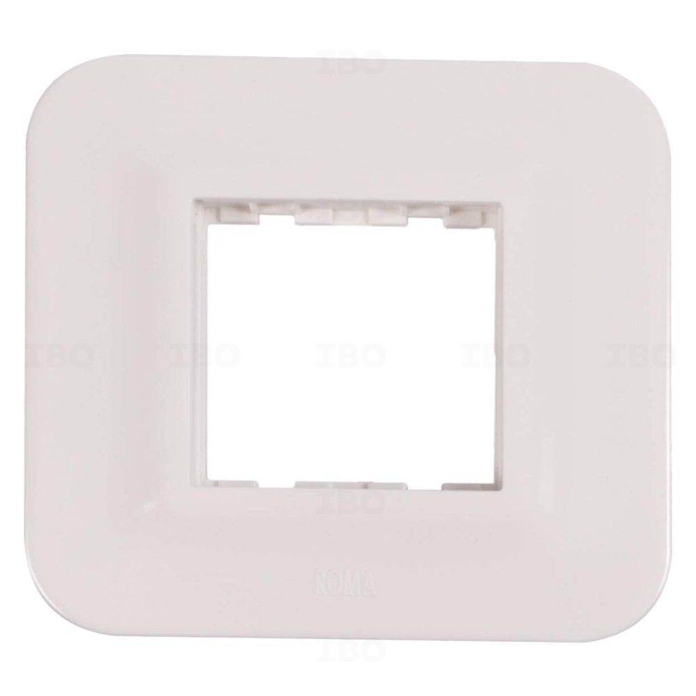 Anchor Roma Urban 2 Module Glossy White Switch Board Plate Anchor Roma Urban 2 Module Glossy White Switch Board Plate