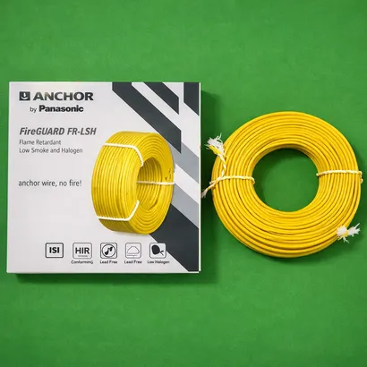 Anchor FRLS-H 1 sq mm Yellow 180 m FRLS-H Insulated Wire Anchor FRLS-H 1 sq mm Yellow 180 m FRLS-H Insulated Wire