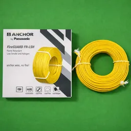 Anchor FRLS-H 1 sq mm Yellow 180 m FRLS-H Insulated Wire