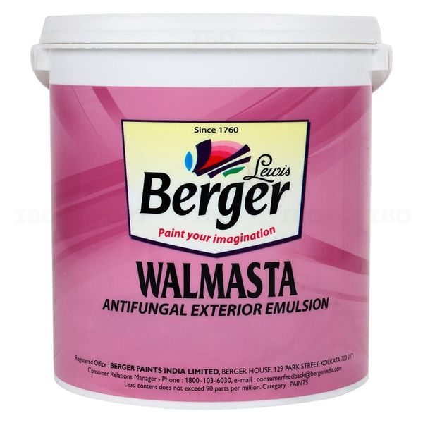 Berger Paints Walmasta 3.6 L Brown Base Interior Emulsion - Base