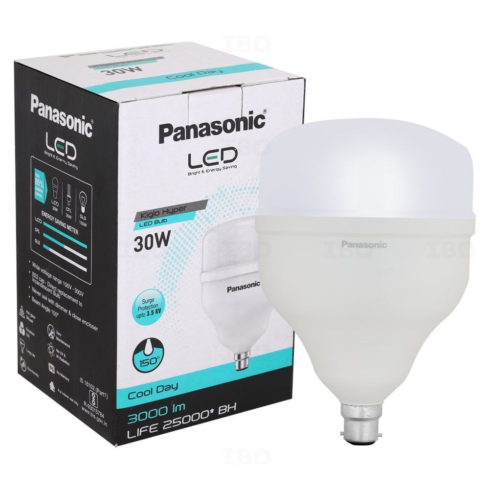 Panasonic Kiglo Hyper 30 W B22 Cool Day Light LED Bulb