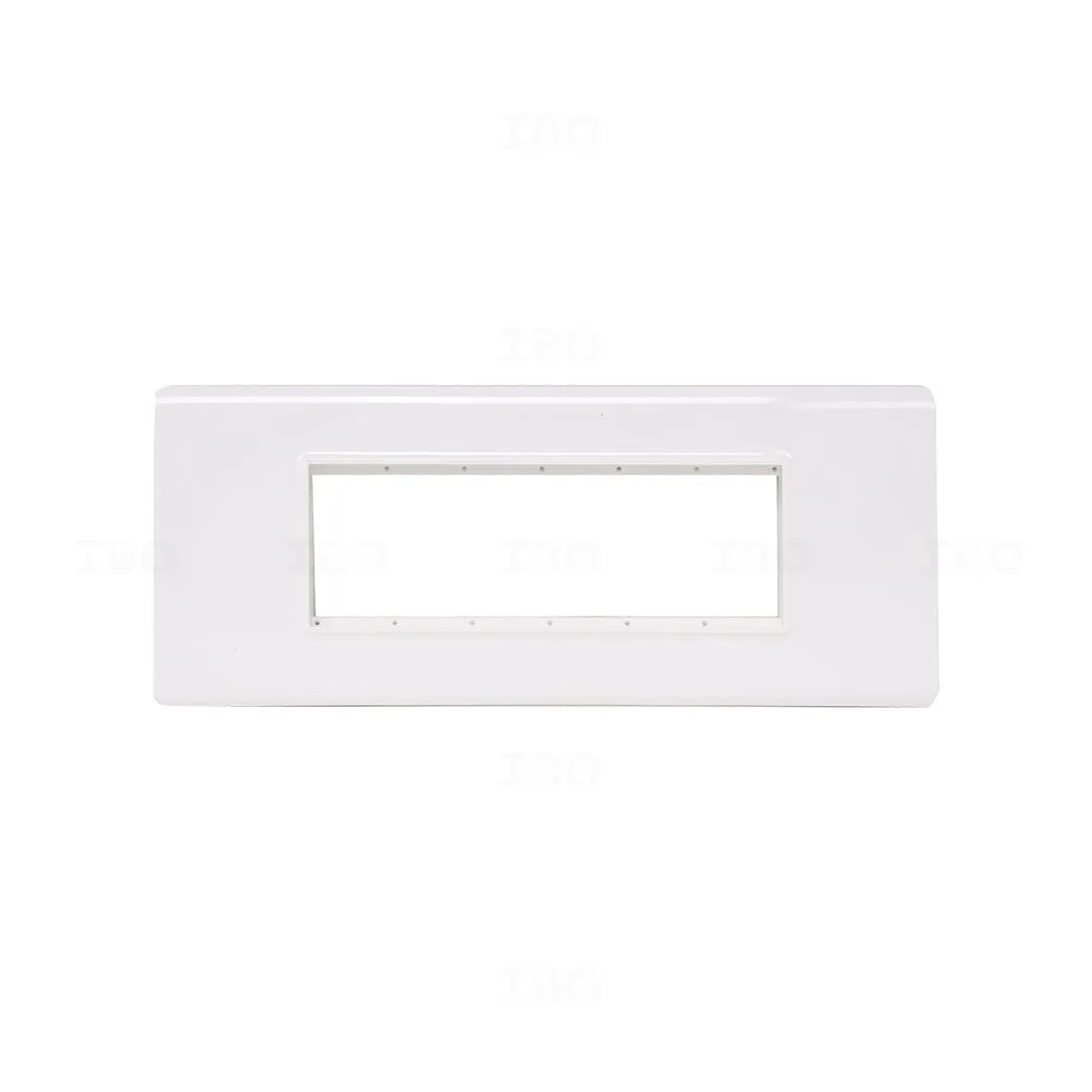 Legrand Allzy 6 Module Matte White Switch Board Plate