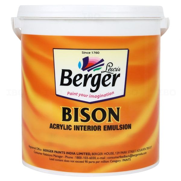Berger Paints Bison 3.6 L N2 Base Interior Emulsion - Base