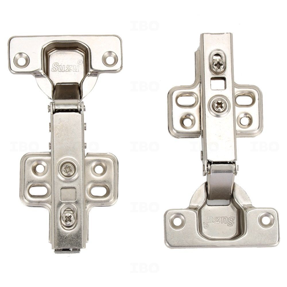 Buy Suzu MS Heavy Hydraulic Hinge (Clip on) Full Overlay/0 Crank Soft Close Hinge on IBO