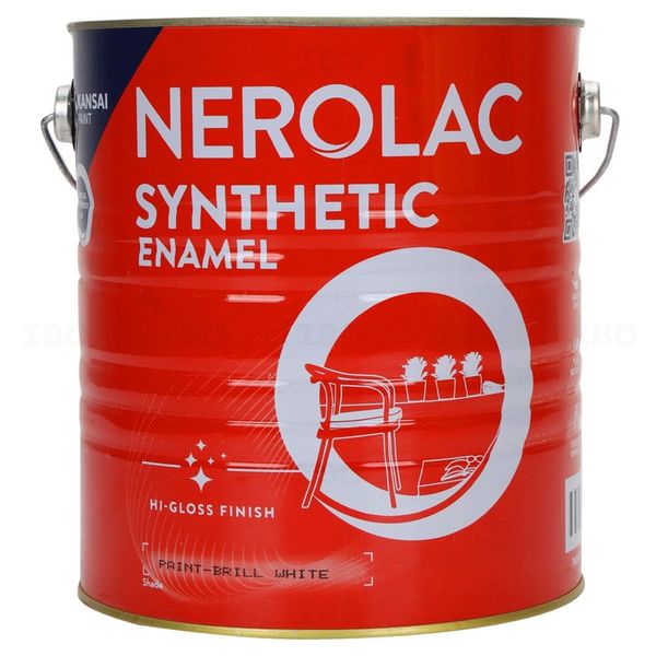 Nerolac Synthetic 4 L Black Enamel-Color