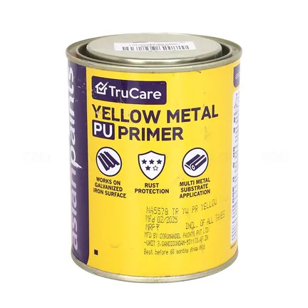 Asian Paints Trucare High Performance Yellow 1 L Metal Primer Asian Paints Trucare High Performance Yellow 1 L Metal Primer