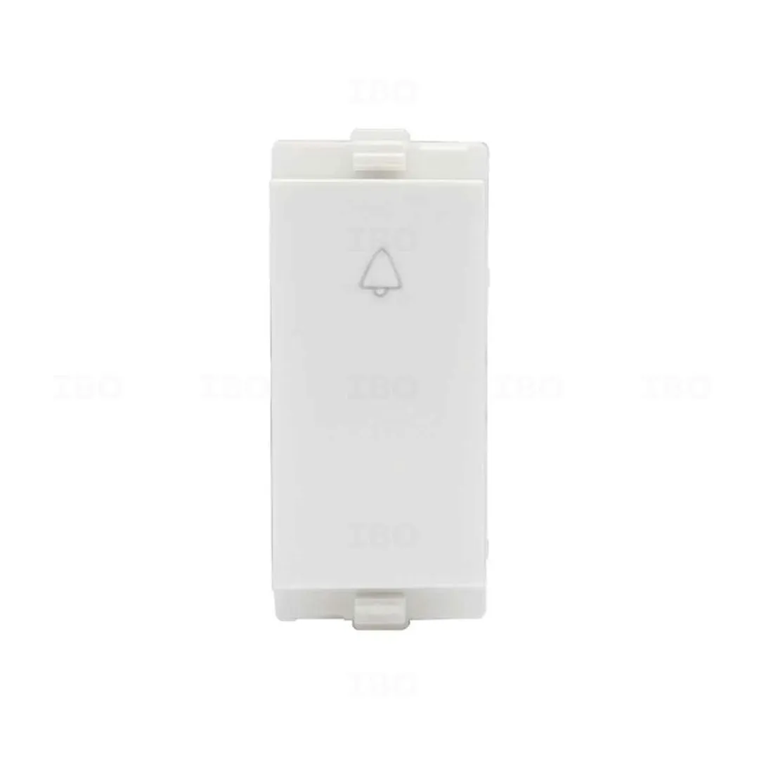 L&T enGem White 1 Way 6 A Modular Switch