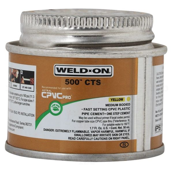 Astral Weld-On CTS-500-50 50 ml Solvent Cement Astral Weld-On CTS-500-50 50 ml Solvent Cement