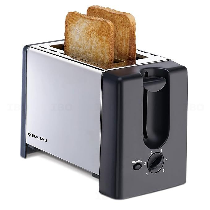 Bajaj ATX3 750W 2 Slice Silver Pop Up Toaster