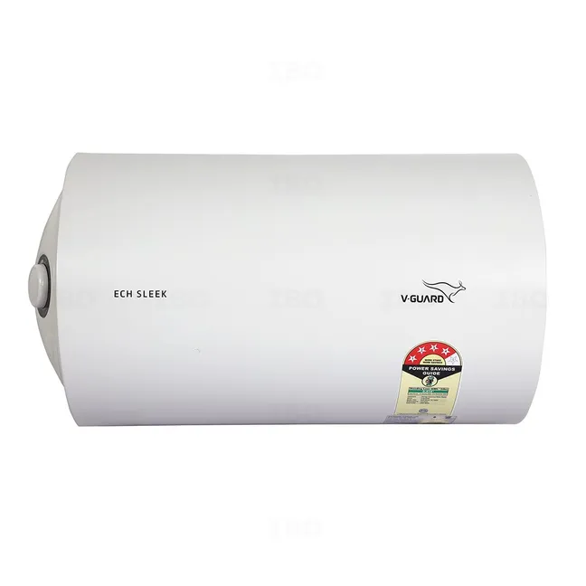 V-GUARD HORIZONTAL STORAGE GEYSER ECH SLEEK (LHS) 3S 2KW 15L V-GUARD HORIZONTAL STORAGE GEYSER ECH SLEEK (LHS) 3S 2KW 15L