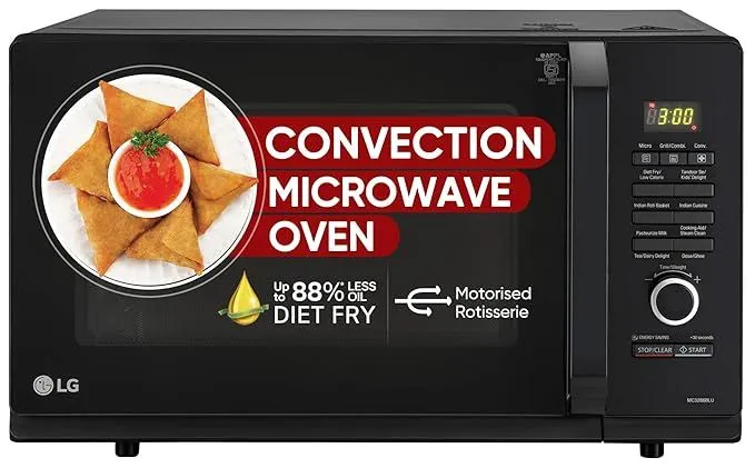 LG CONV MICROWAVE OVEN MC3286BLU 32L BLK