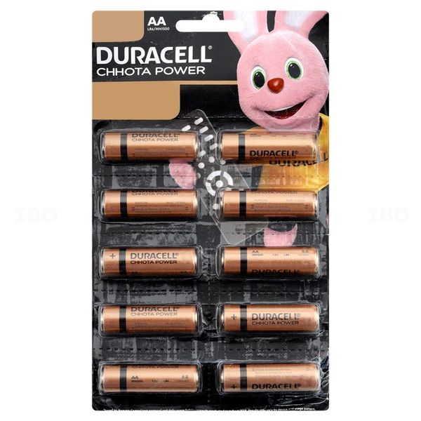 Duracell AA 1.5 V Pack of 10 Alkaline Battery