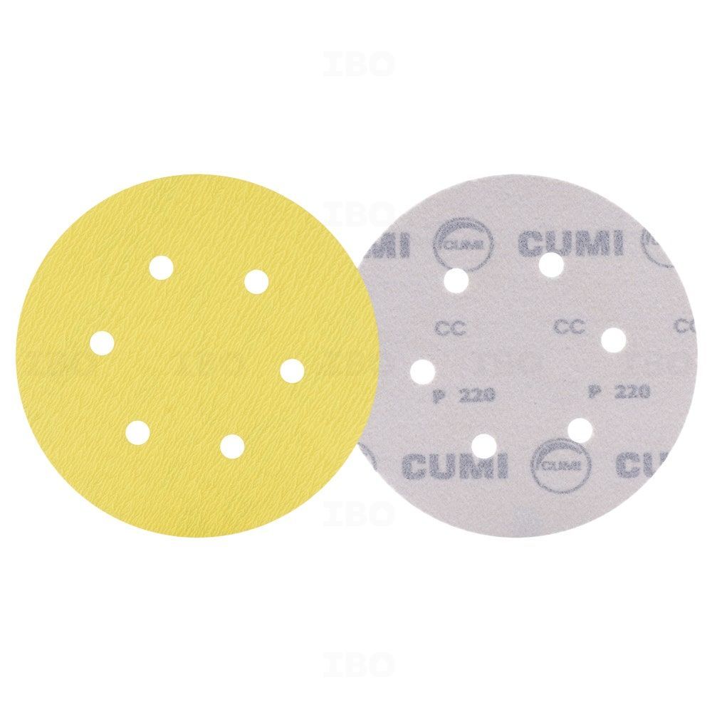 Cumi Dl569 150mm x 6 Holes 40 Grit Hook & Loop Steerated Disc Cumi Dl569 150mm x 6 Holes 40 Grit Hook & Loop Steerated Disc