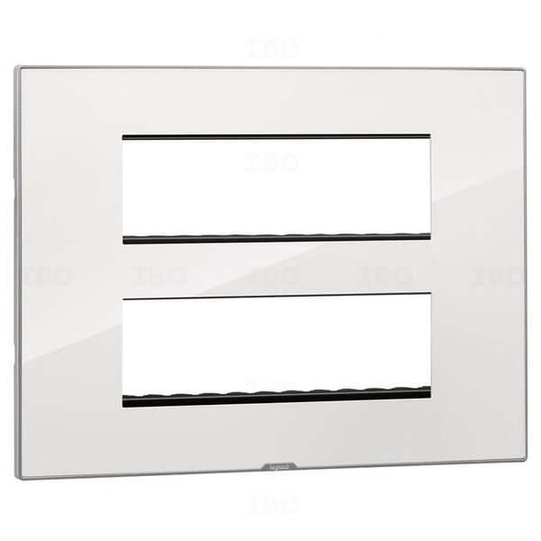 Legrand Myrius Nextgen 12 Module Glossy Ice White Switch Board Plate
