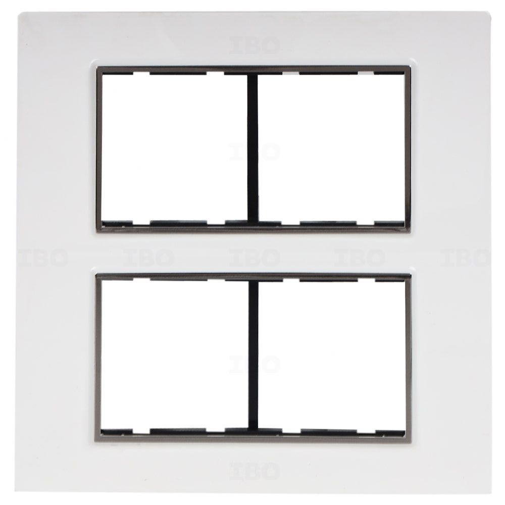 Hifi Hi-Class 8 (V) Module Glossy White Switch Board Plate Hifi Hi-Class 8 (V) Module Glossy White Switch Board Plate
