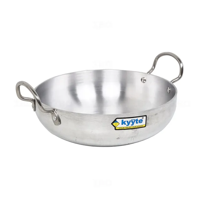 KYYTE ALUMINIUM Heavy Base KADAI FB WH L3 - 24 CM
