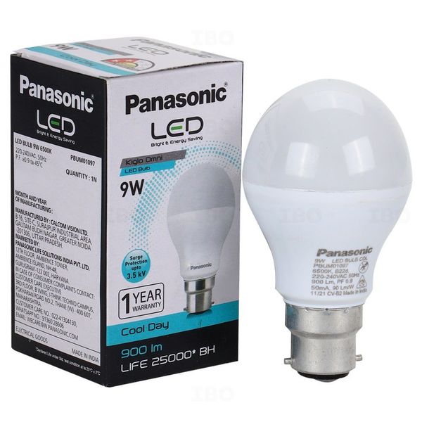 Panasonic Kiglo Omni 9 W B22 Cool Day Light LED Bulb