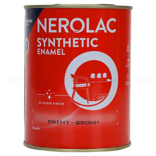 Nerolac Synthetic 500 ml Brown Enamel-Color