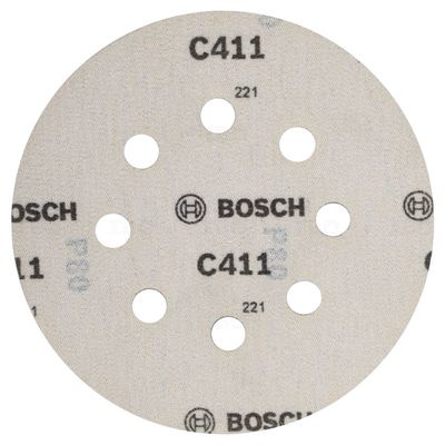 Bosch 2608601653 8 Hole 5in. 80 Grit Velcro Sheet Bosch 2608601653 8 Hole 5in. 80 Grit Velcro Sheet