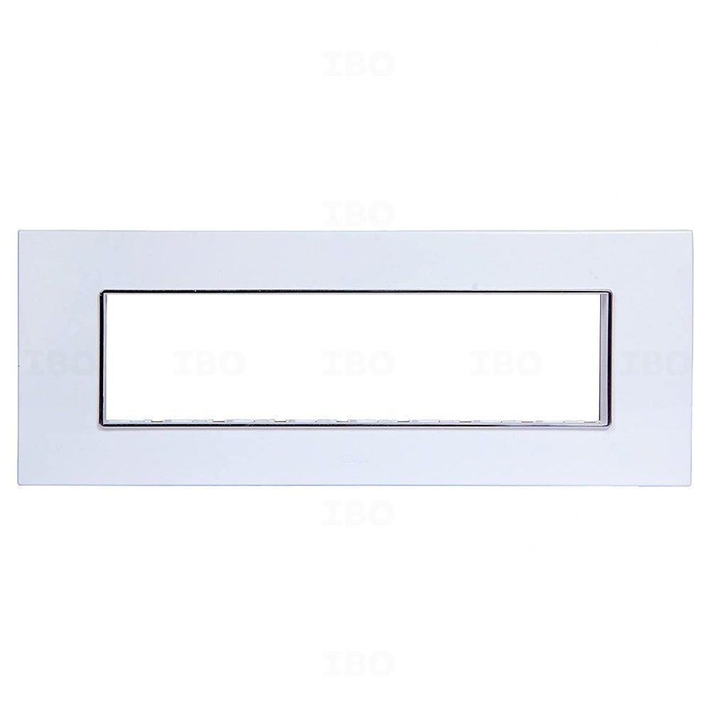 GM Fourfive Casaviva 8 (H) Module Glossy White Switch Board Plate
