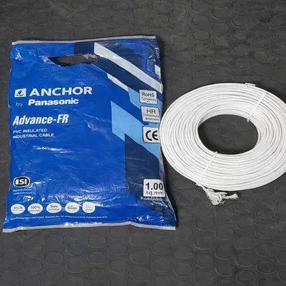 Anchor Advance FR 1 sq mm White 180 m FR PVC Insulated Wire Anchor Advance FR 1 sq mm White 180 m FR PVC Insulated Wire