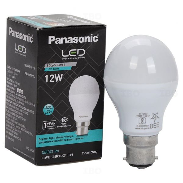 Buy Panasonic Kiglo Omni 12 W B22 Cool Day Light Bulb on IBO.com & Store @ Best Genuine | Quick Delivery | Pay on Delivery
