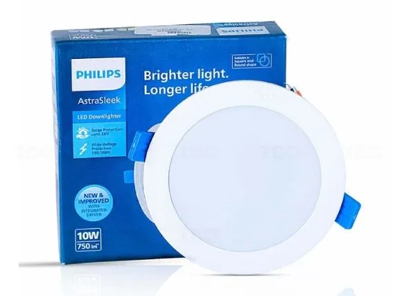 Philips 10W 6000K Round Astra Sleek Concealed LED Panel Light