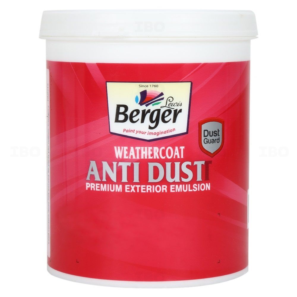 Berger Paints WeatherCoat Anti Dustt 1 L P0 Base Interior Emulsion - Base