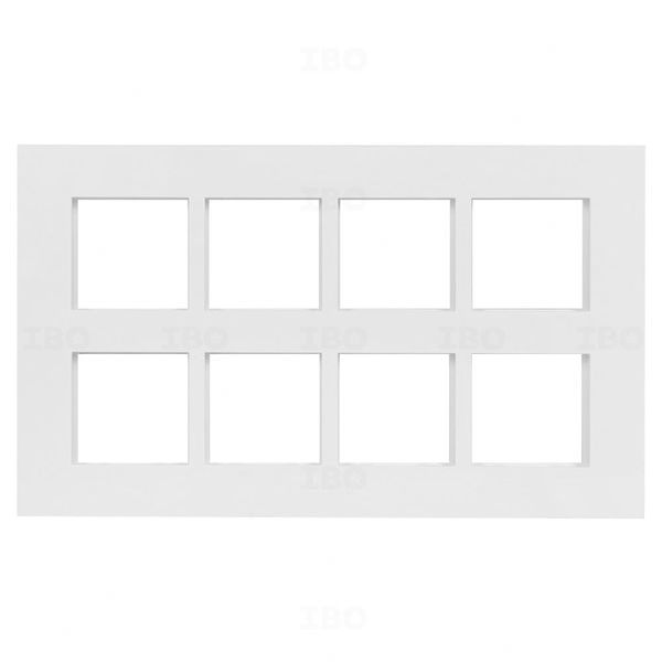 Anchor Penta Modular 16 Module Glossy White Switch Board Plate